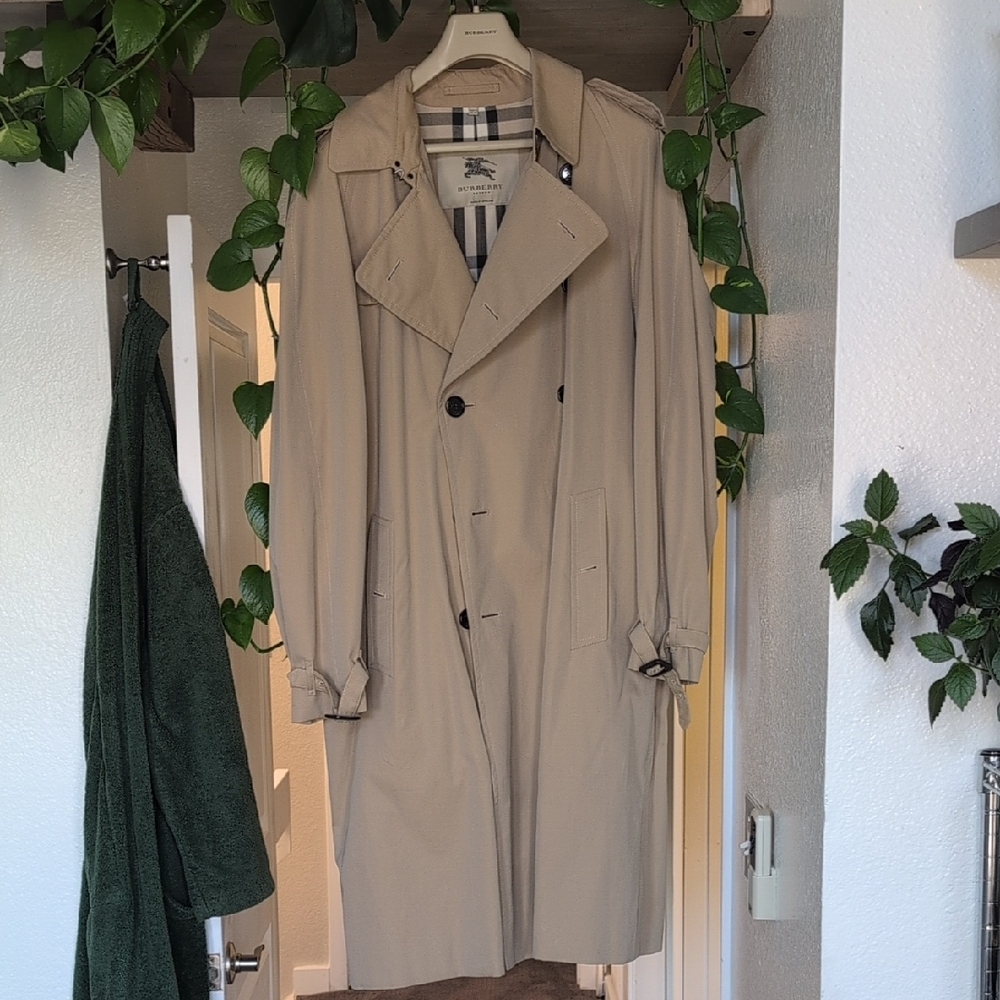 Burberry Tan Trench Coat Timeless Elegance